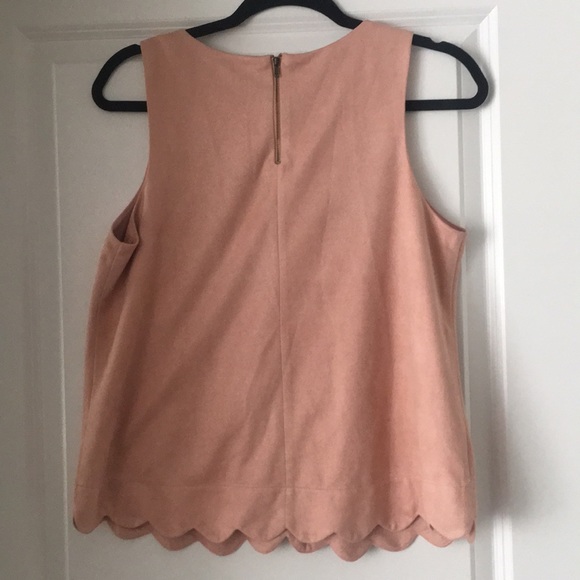 {monteau} suede pink top - Picture 3 of 3